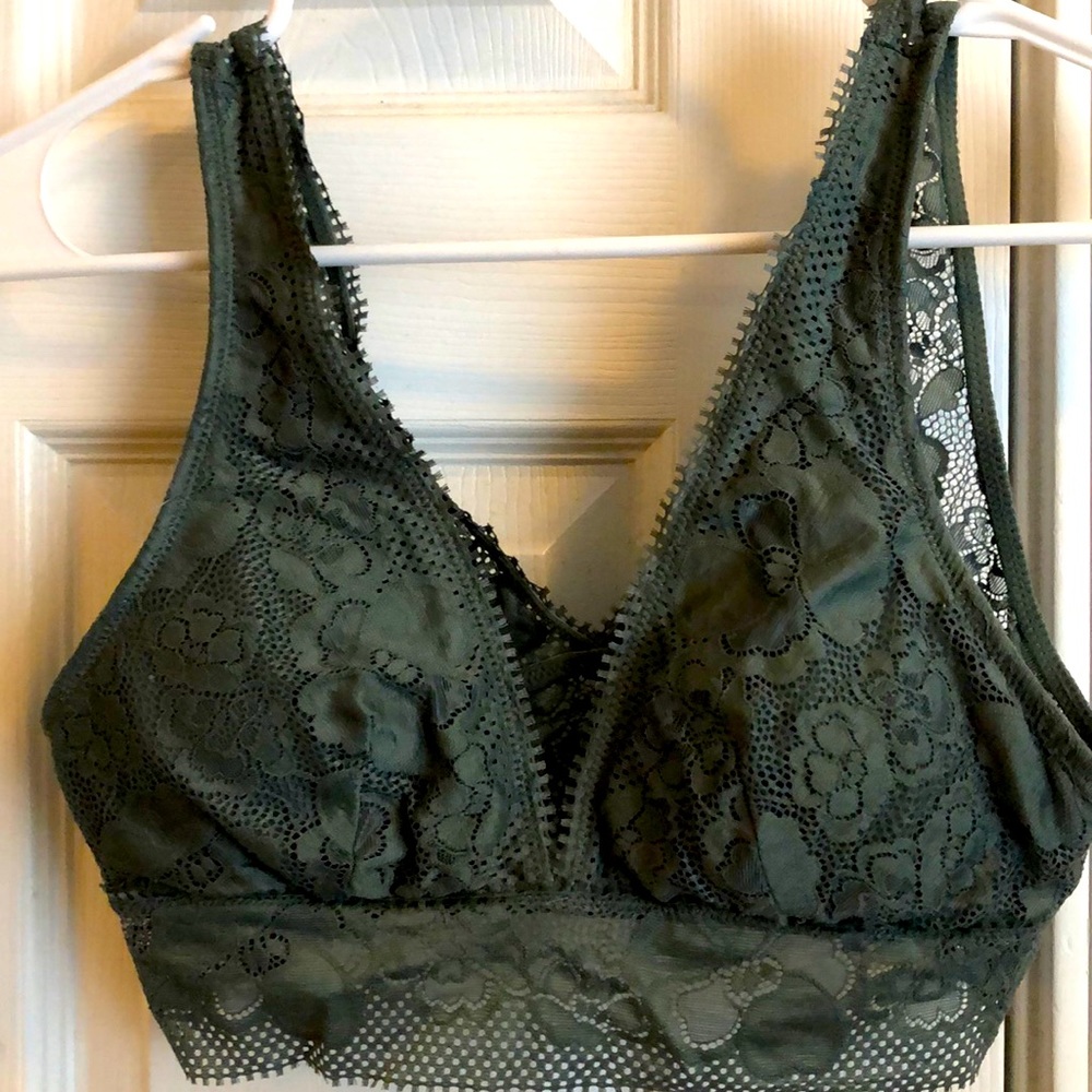 EUC Aerie Paradise Lace padded bralette